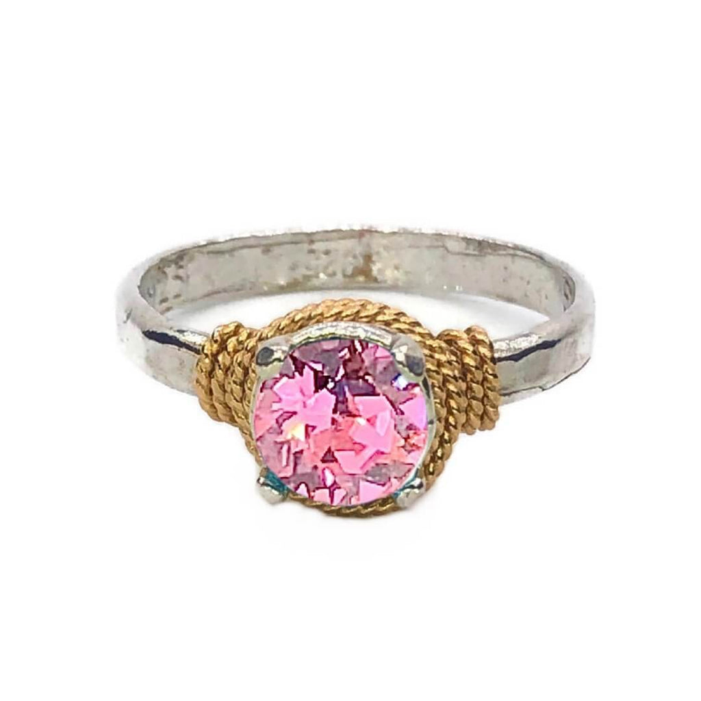 Hand Hammered Birthstone Ring - Che Cose Belle