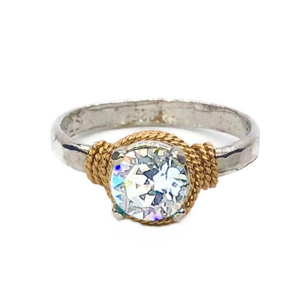 Hand Hammered Birthstone Ring - Che Cose Belle