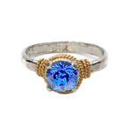 Hand Hammered Birthstone Ring - Che Cose Belle