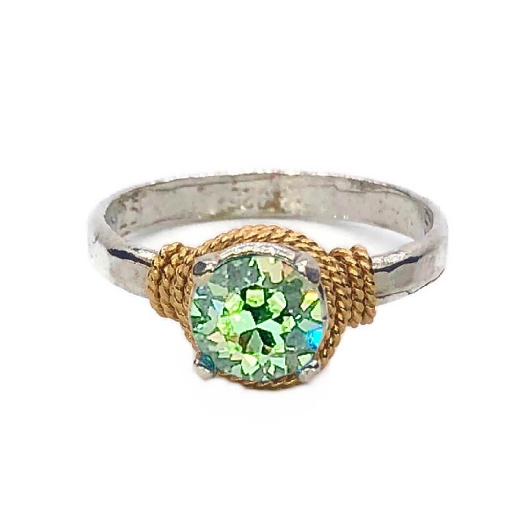 Hand Hammered Birthstone Ring - Che Cose Belle
