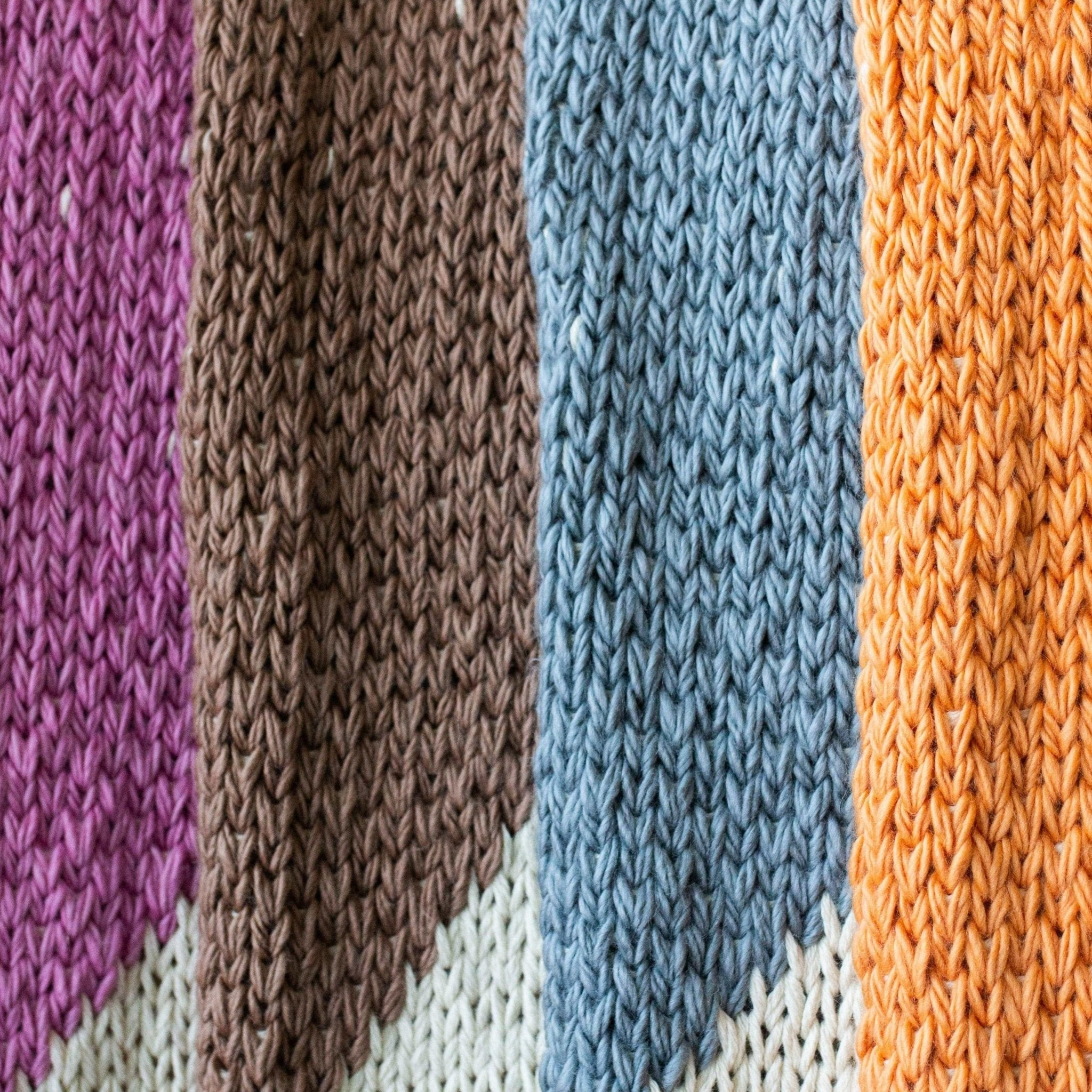 Hand - Knitted Merino Wool Heart Throw Blanket - Che Cose Belle