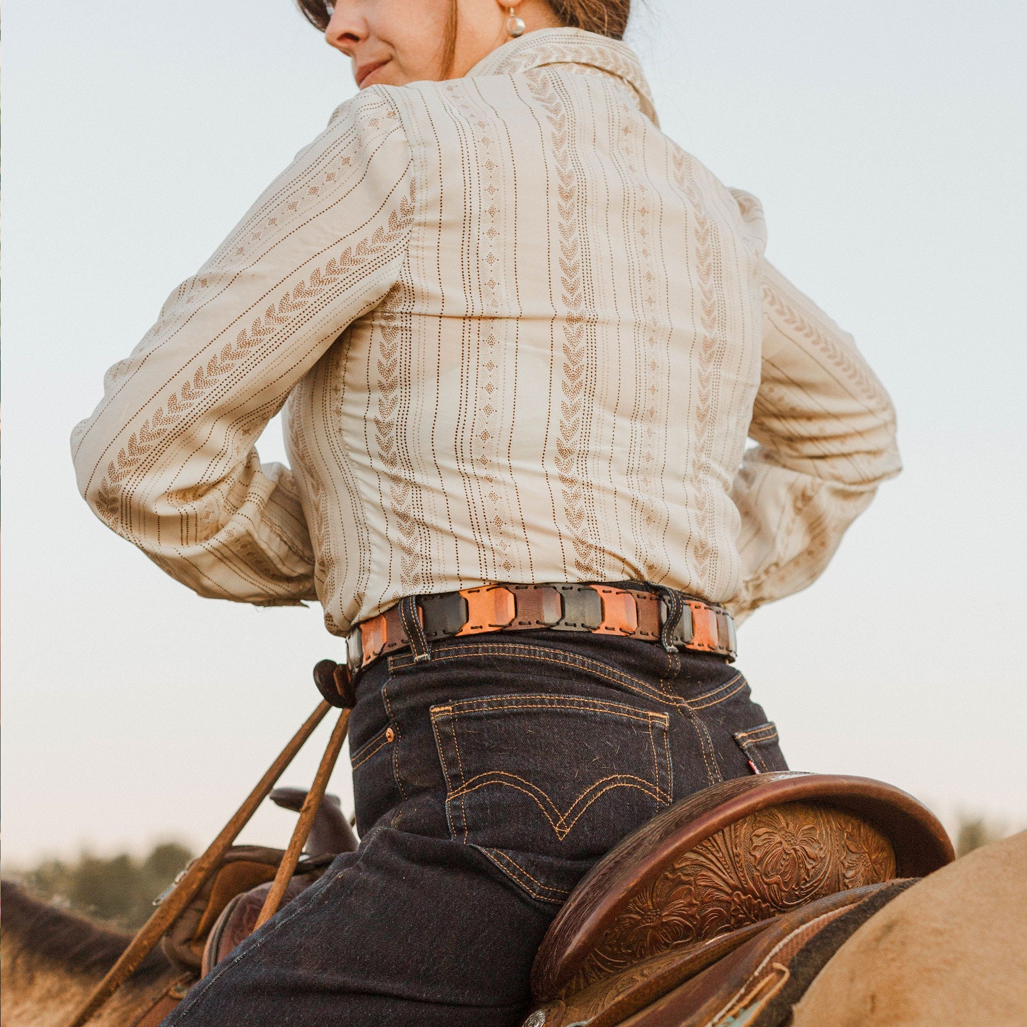 Hand Laced Link Belt - Che Cose Belle