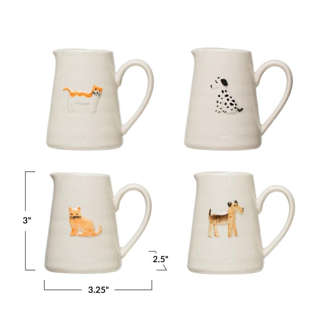 Hand-Painted Ceramic Animal Creamer - Che Cose Belle