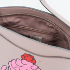 Hand-Painted Coffee & Ice Cream Repurposed Purse | 12" x 3" x 9" | The Painted Attic - Che Cose Belle