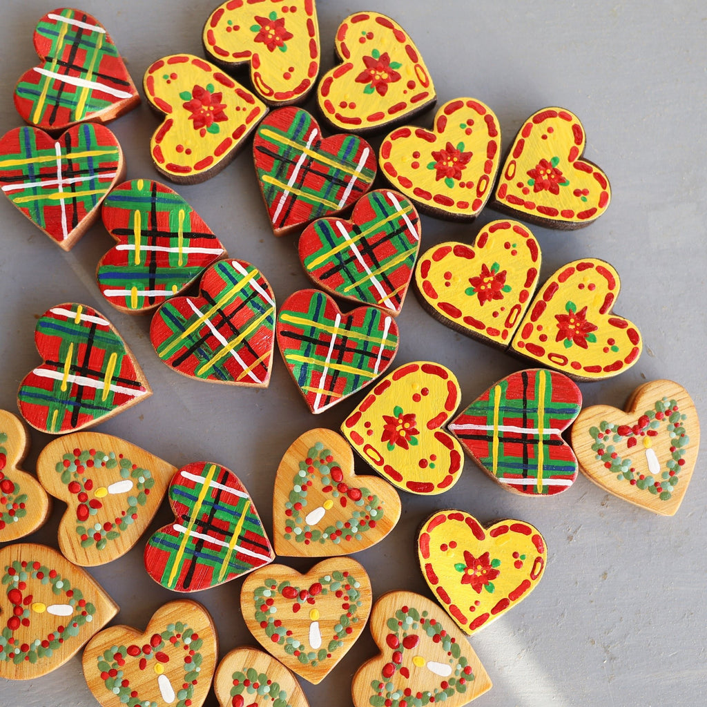 Hand - Painted Hearts :: Christmas Edition ✨ - Che Cose Belle