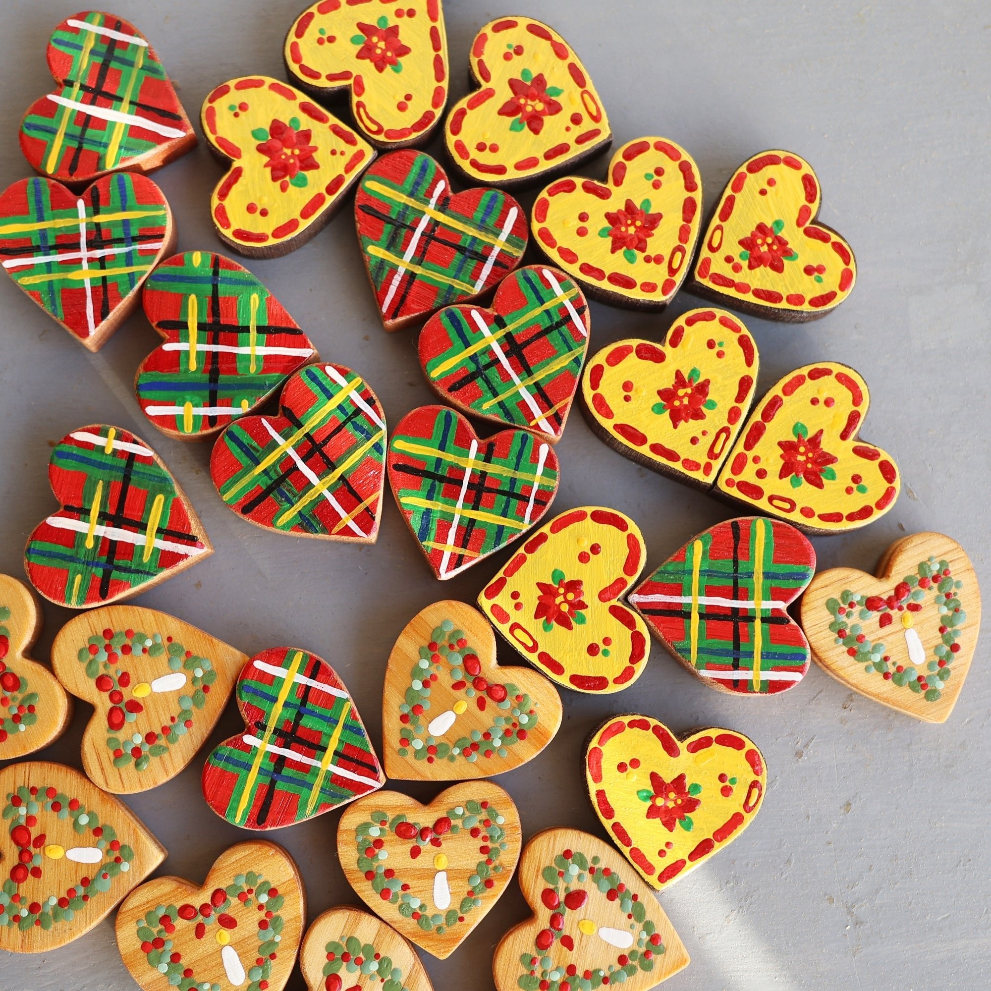 Hand - Painted Hearts :: Christmas Edition ✨ - Che Cose Belle
