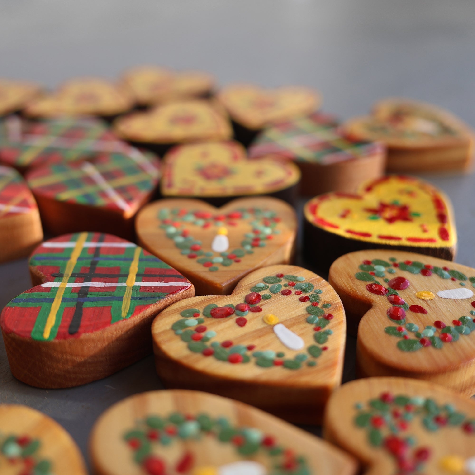 Hand - Painted Hearts :: Christmas Edition ✨ - Che Cose Belle