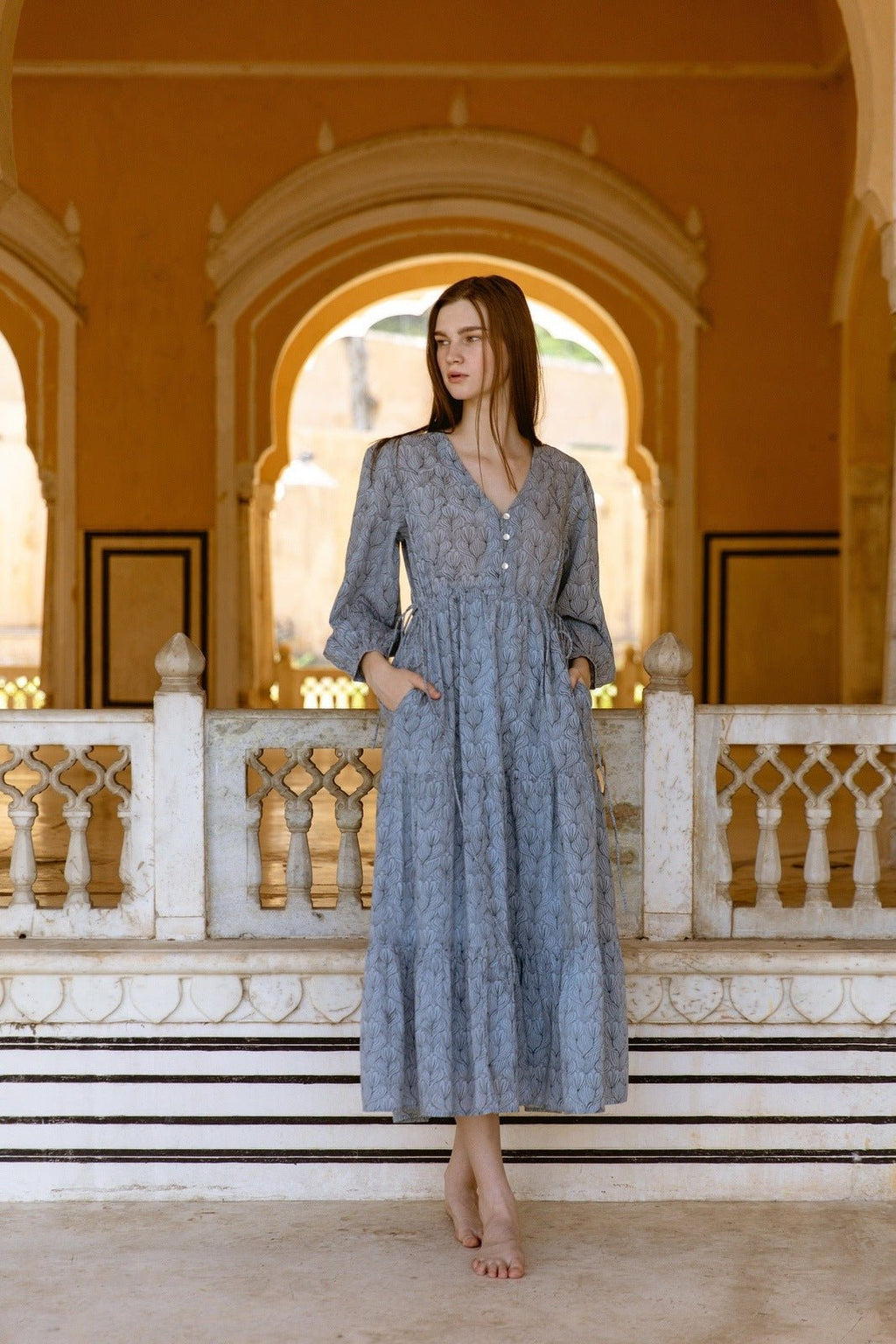 Hand - Printed Ashbury Dress - Che Cose Belle