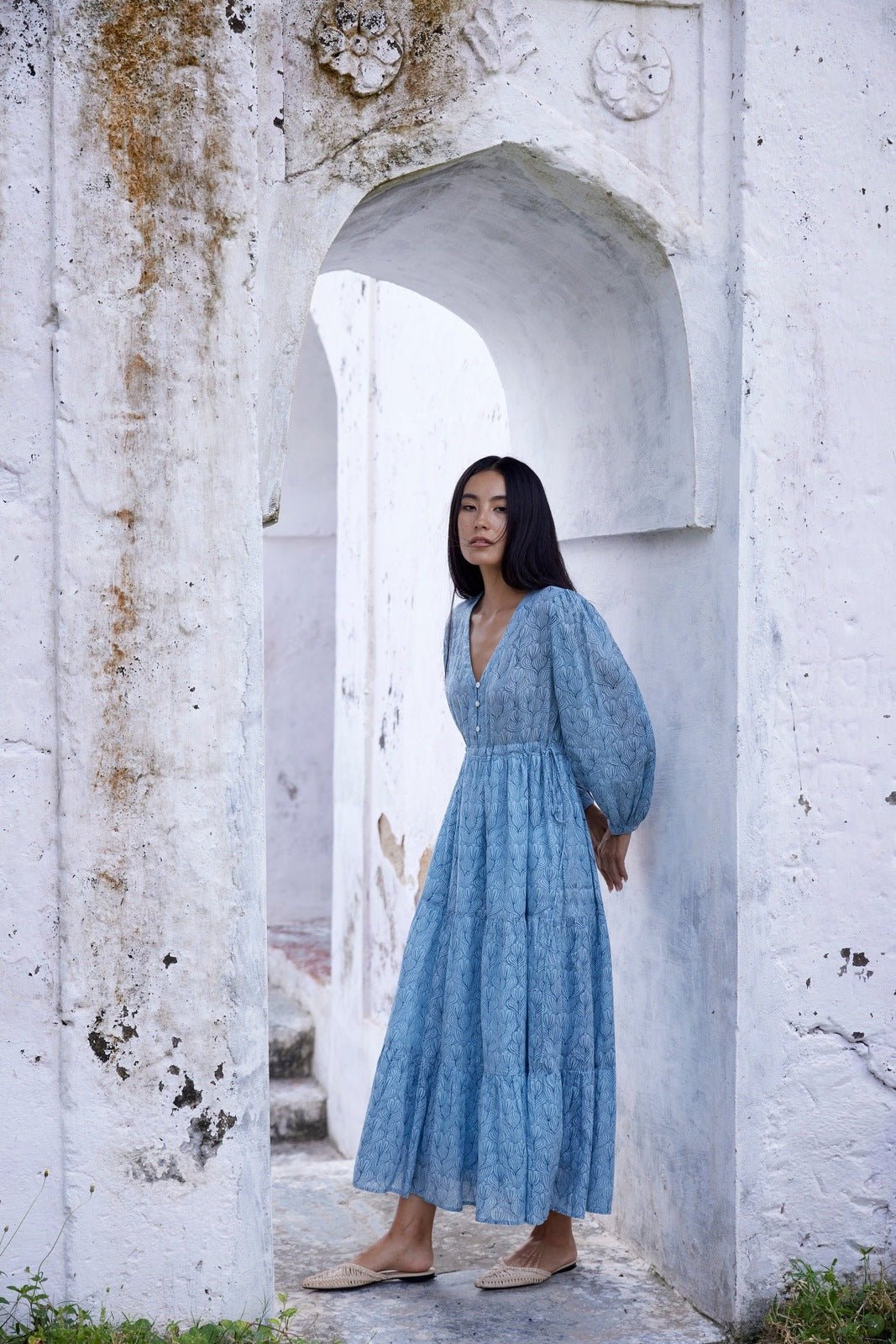 Hand - Printed Ashbury Dress - Che Cose Belle