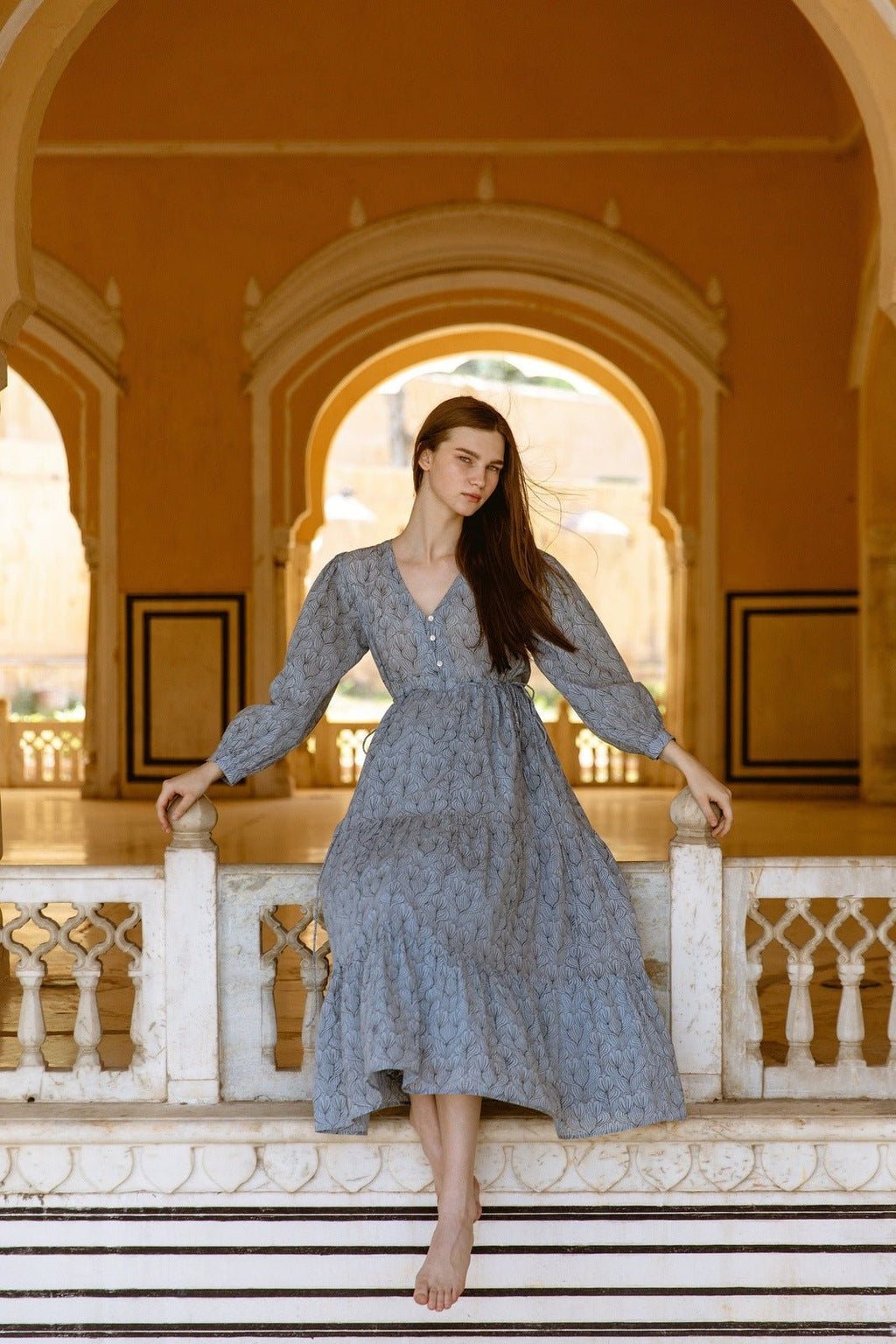 Hand - Printed Ashbury Dress - Che Cose Belle