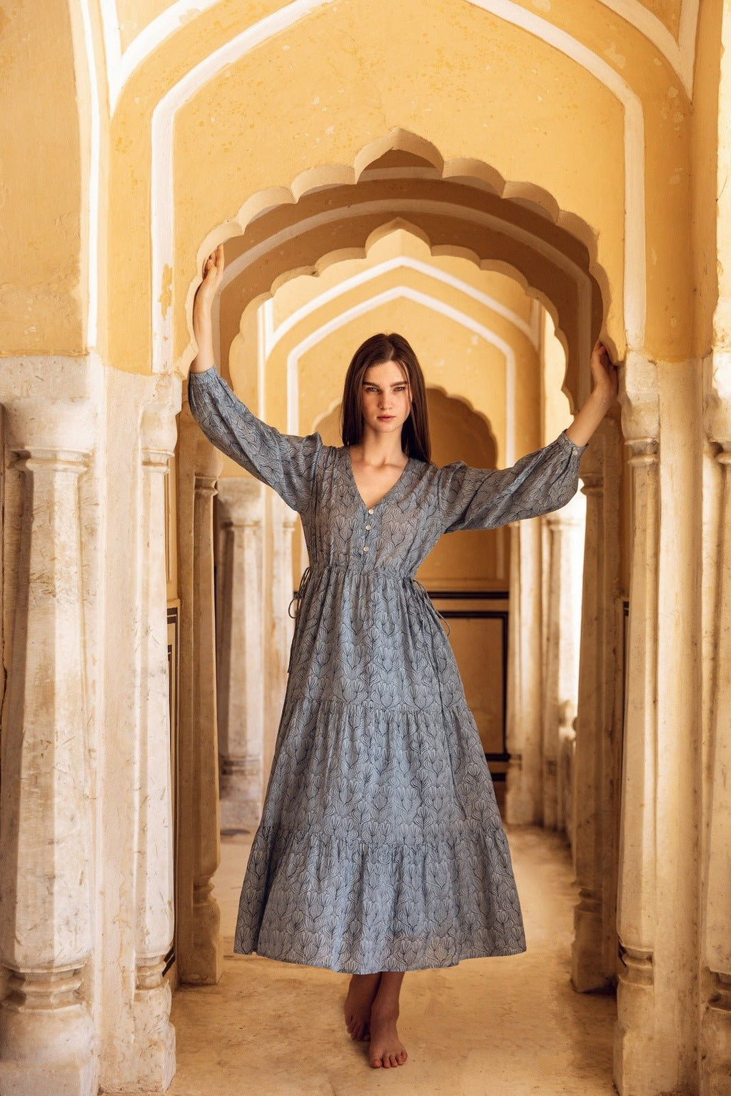 Hand - Printed Ashbury Dress - Che Cose Belle