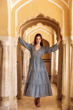 Hand - Printed Ashbury Dress - Che Cose Belle
