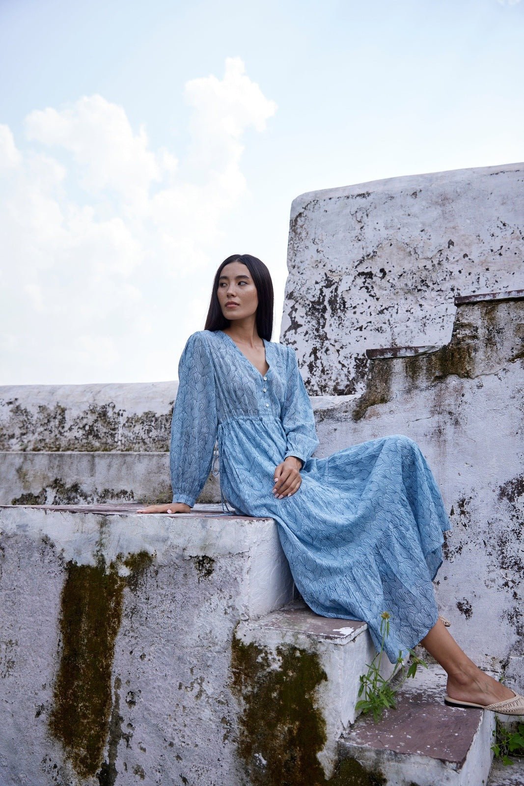 Hand - Printed Ashbury Dress - Che Cose Belle