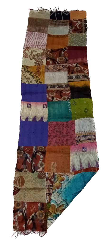 Hand Stitched Kantha Silk Vintage throw - Che Cose Belle