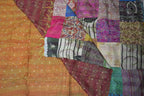 Hand Stitched Kantha Silk Vintage throw - Che Cose Belle