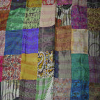 Hand Stitched Kantha Silk Vintage throw - Che Cose Belle