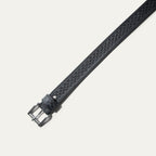 HAND-TOOLED BASKETWEAVE JEAN BELT - Che Cose Belle