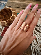 Handcrafted Copper Band Ring by Wylie Secatero - Che Cose Belle