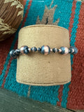 Handcrafted Copper Beaded Bracelet 7.5” - Che Cose Belle
