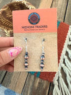 Handcrafted Copper Beaded Dangle Earrings - Che Cose Belle