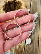 Handcrafted Copper Hoop Earrings - Che Cose Belle