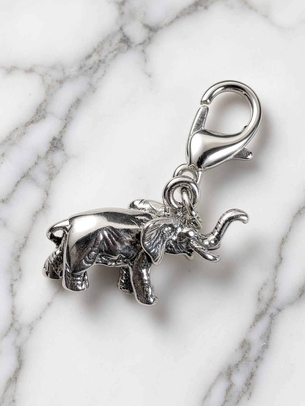 Handcrafted Elephant Charm Sterling Silver - Che Cose Belle