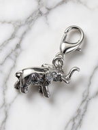 Handcrafted Elephant Charm Sterling Silver - Che Cose Belle