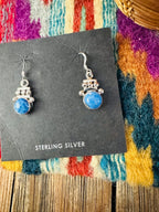 Handcrafted Lapis & Sterling Silver Dangle Earrings - Che Cose Belle