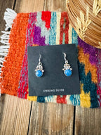 Handcrafted Lapis & Sterling Silver Dangle Earrings - Che Cose Belle