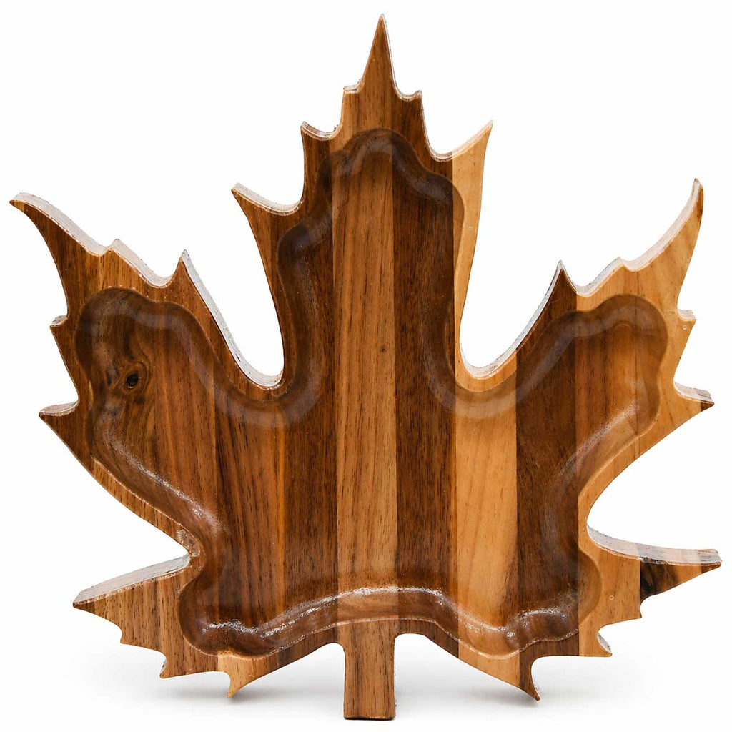 Handcrafted Maple Leaf Candy Dish | 9" x 9" x 1.5" | Wilkens Wood Design - Che Cose Belle
