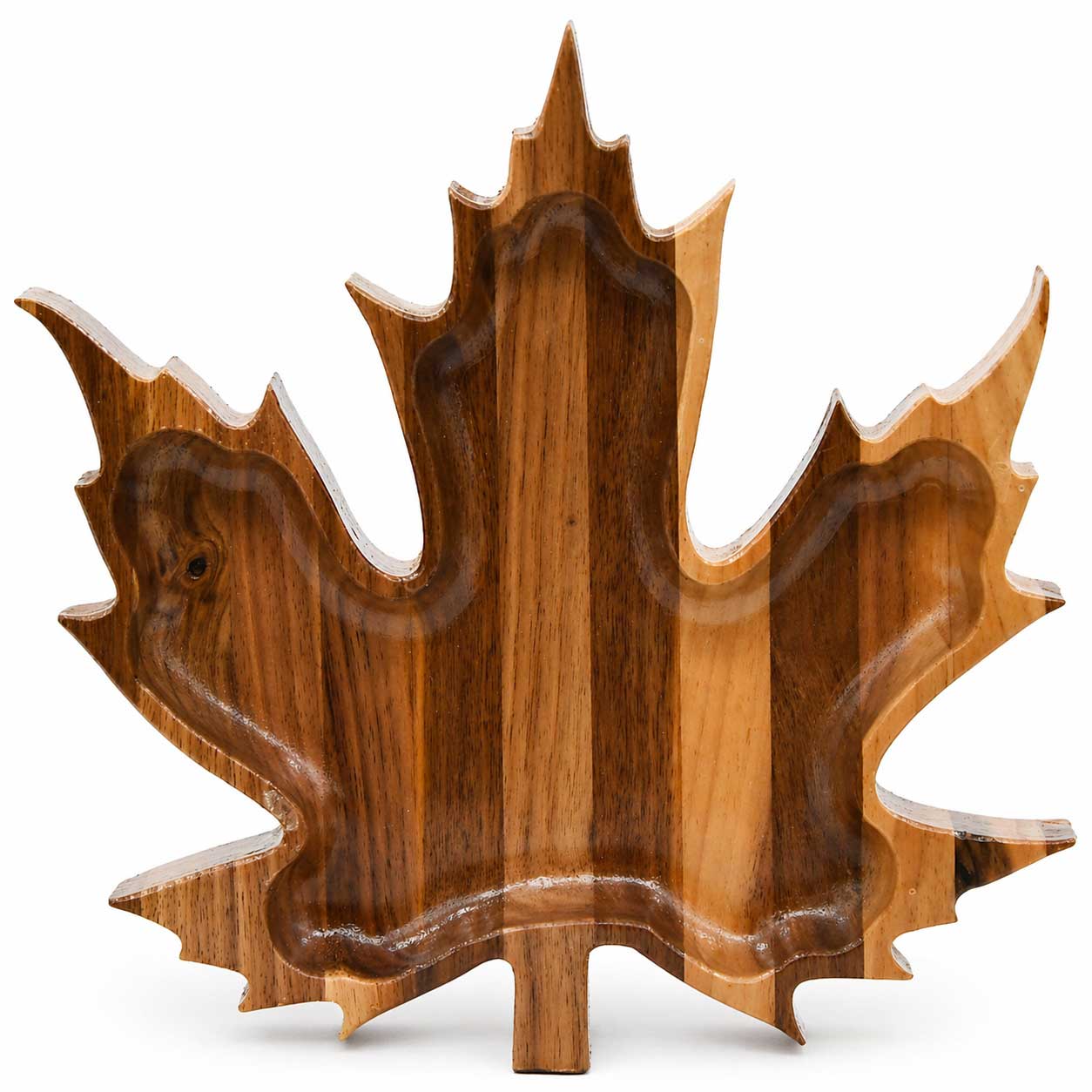 Handcrafted Maple Leaf Candy Dish | 9" x 9" x 1.5" | Wilkens Wood Design - Che Cose Belle