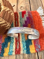 Handcrafted Old Pawn Sterling Silver Cuff Bracelet - Che Cose Belle