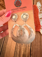 Handcrafted Old Pawn Sterling Silver Dangle Earrings - Che Cose Belle