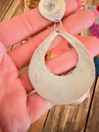 Handcrafted Old Pawn Sterling Silver Dangle Earrings - Che Cose Belle