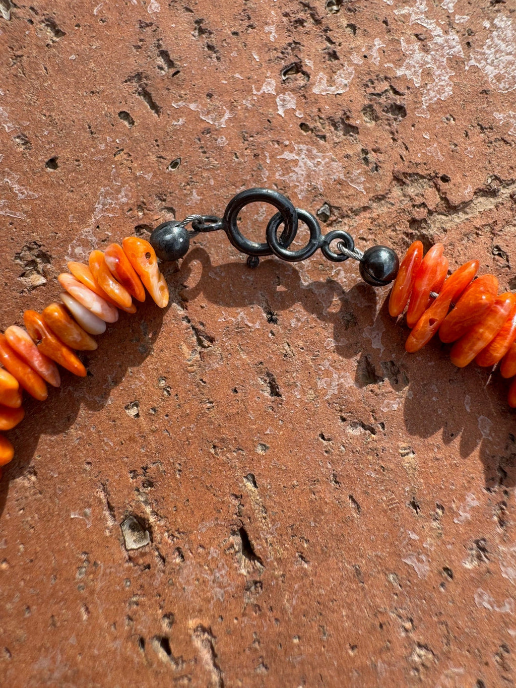 Handcrafted Spiny & Sterling Silver Beaded Bracelet 7.5" - Che Cose Belle