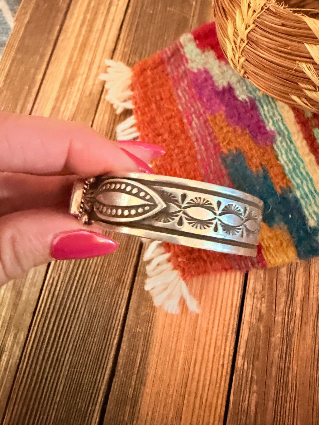 Handcrafted Sterling Silver and Lapis Cuff Bracelet by Albert Jake - Che Cose Belle