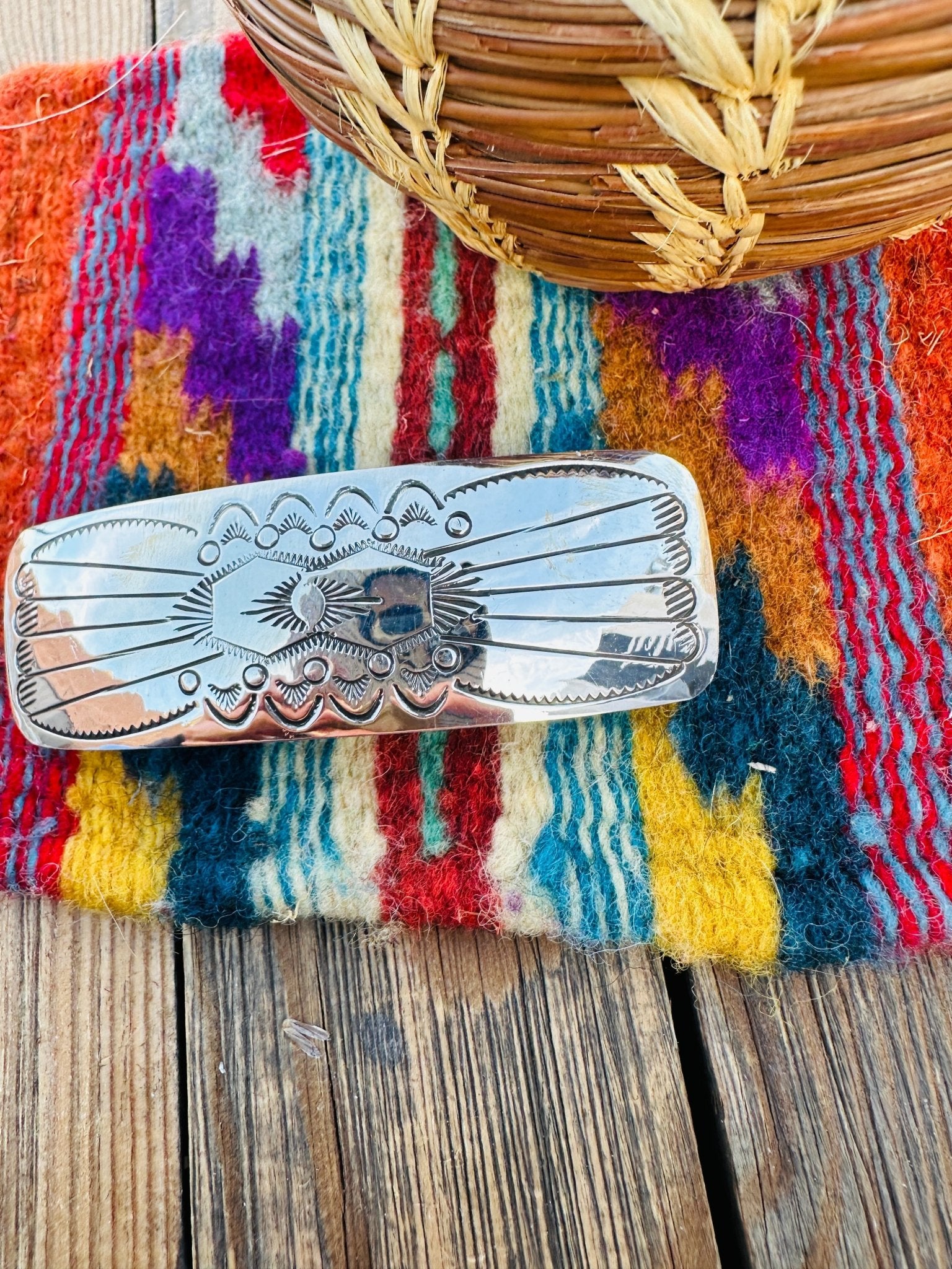 Handcrafted Sterling Silver Hair Barrette - Che Cose Belle