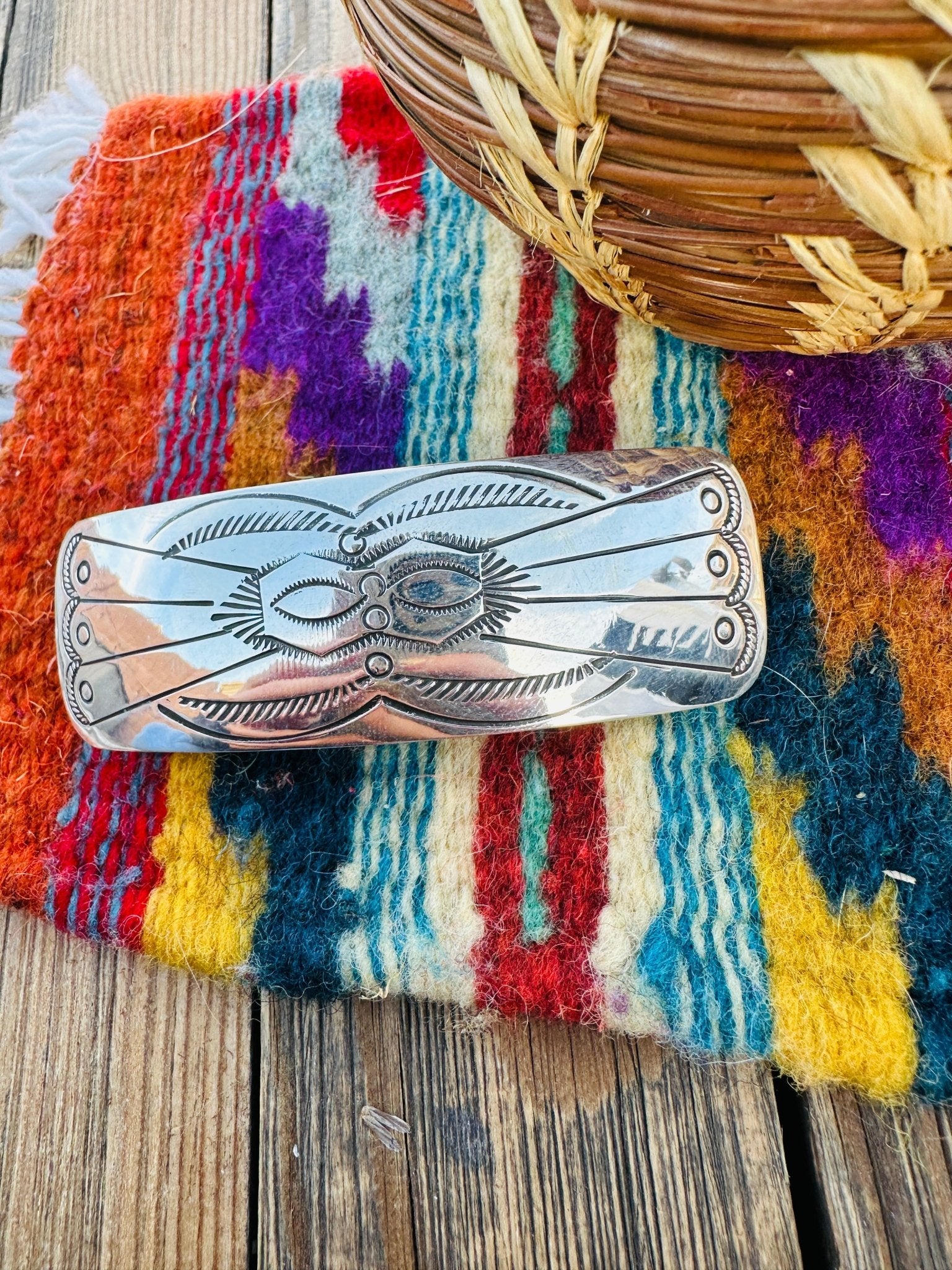 Handcrafted Sterling Silver Hair Barrette - Che Cose Belle