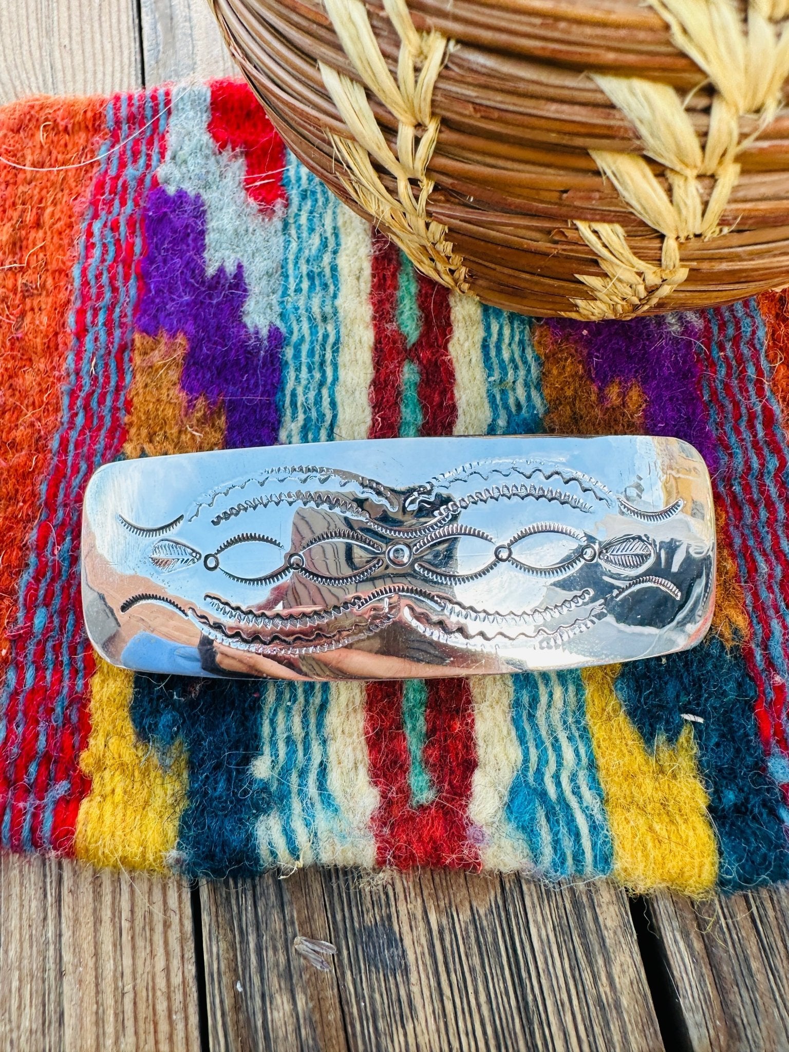Handcrafted Sterling Silver Hair Barrette - Che Cose Belle