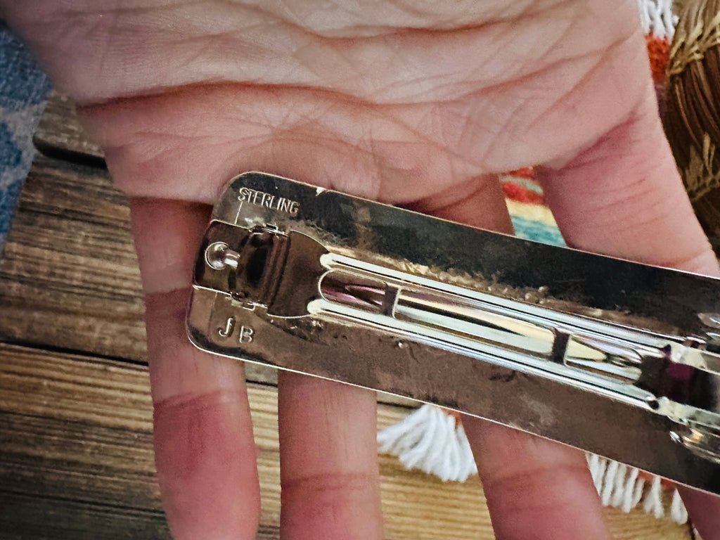 Handcrafted Sterling Silver Hair Barrette - Che Cose Belle