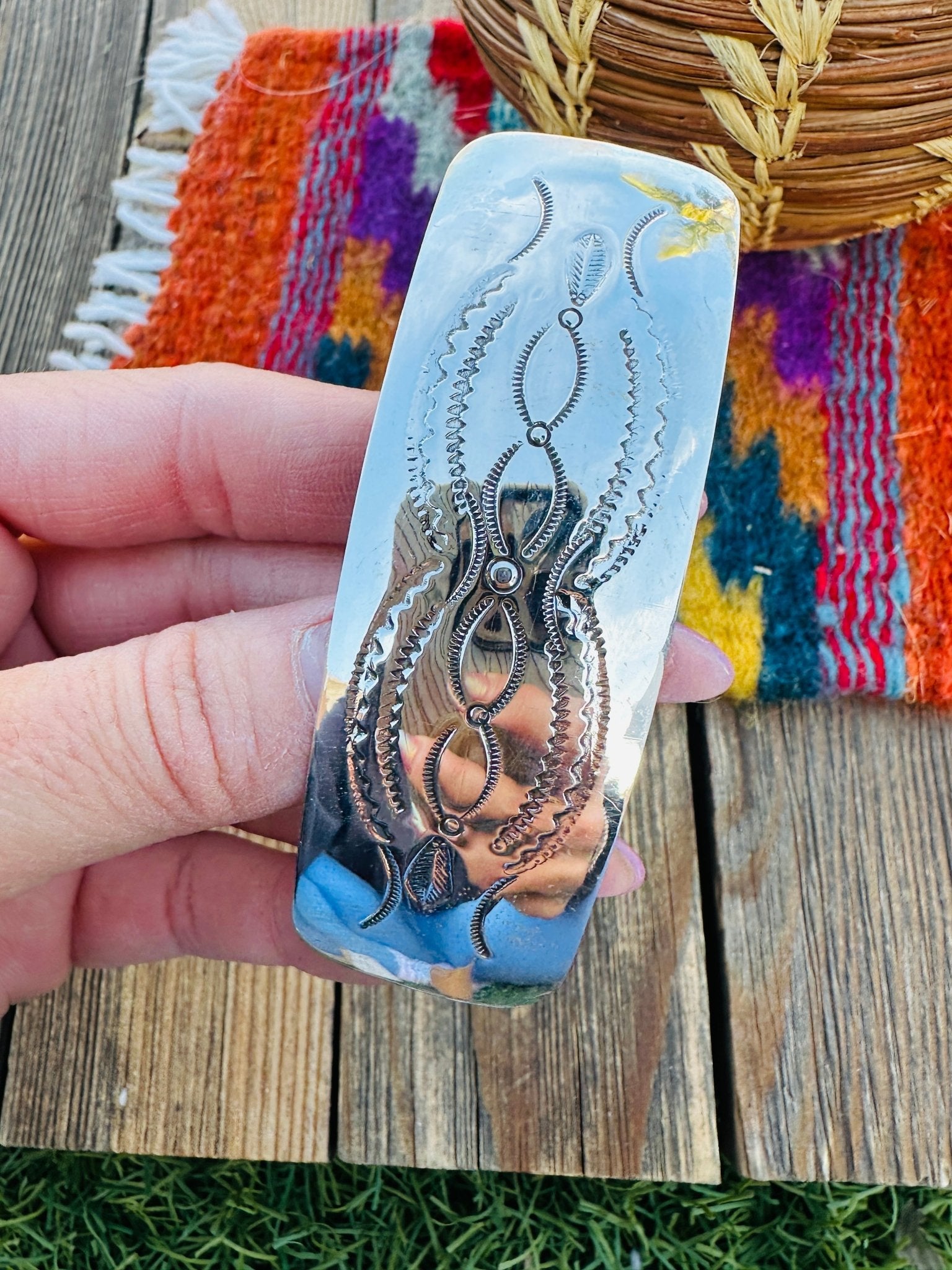 Handcrafted Sterling Silver Hair Barrette - Che Cose Belle