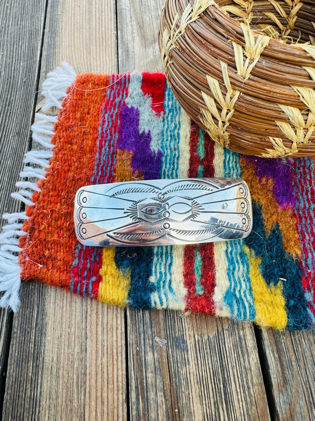 Handcrafted Sterling Silver Hair Barrette - Che Cose Belle