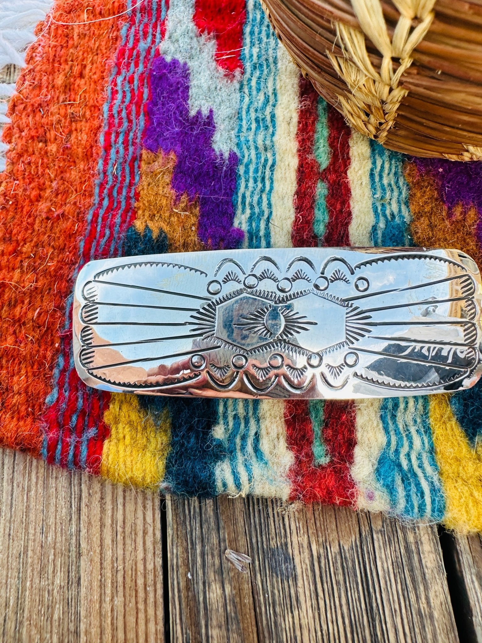 Handcrafted Sterling Silver Hair Barrette - Che Cose Belle