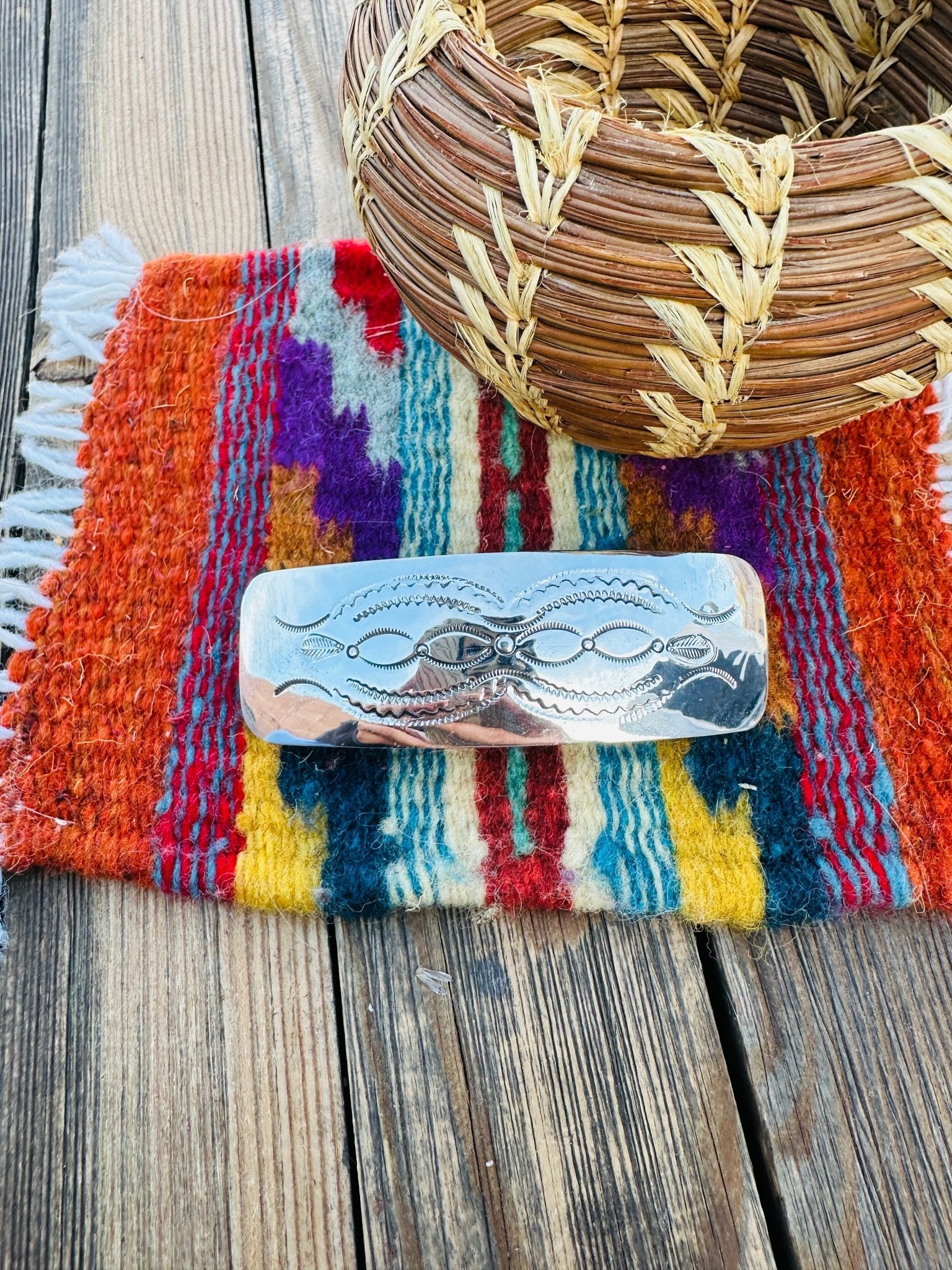 Handcrafted Sterling Silver Hair Barrette - Che Cose Belle