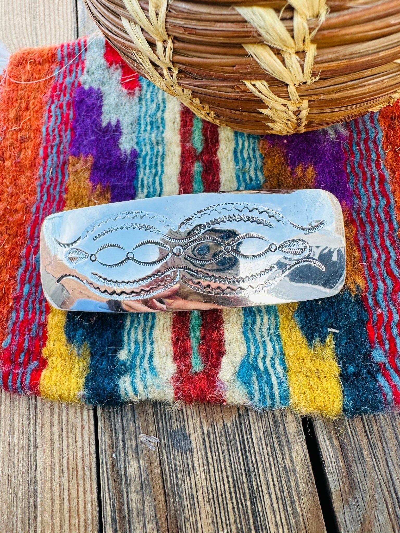 Handcrafted Sterling Silver Hair Barrette - Che Cose Belle
