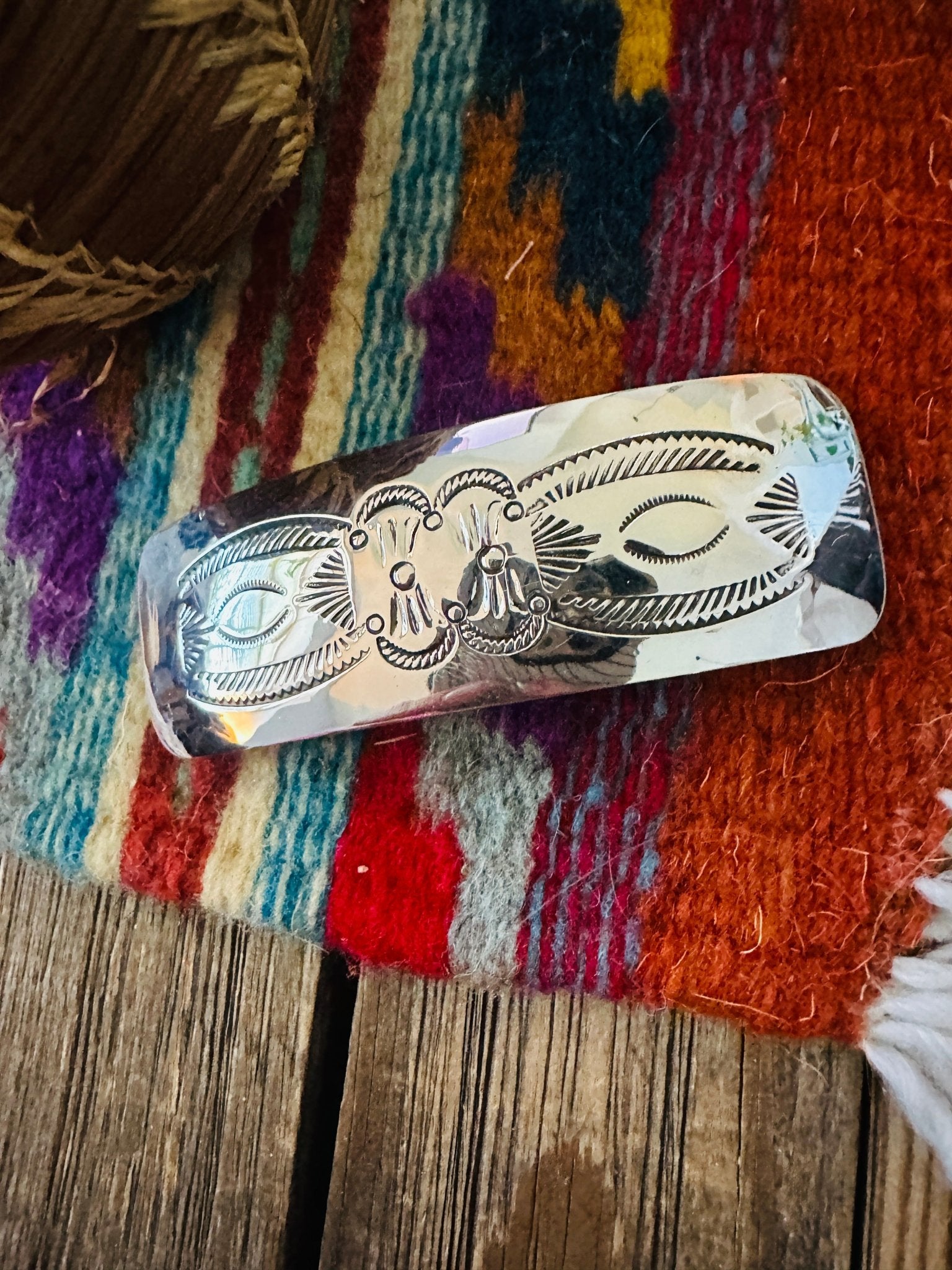 Handcrafted Sterling Silver Hair Barrette - Che Cose Belle