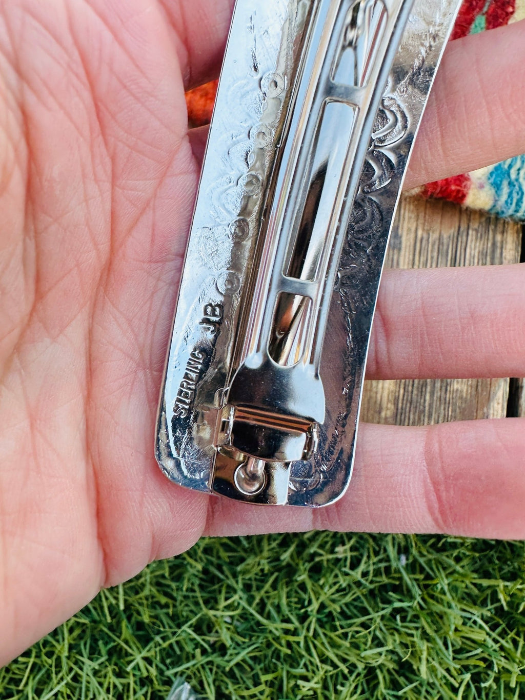 Handcrafted Sterling Silver Hair Barrette - Che Cose Belle
