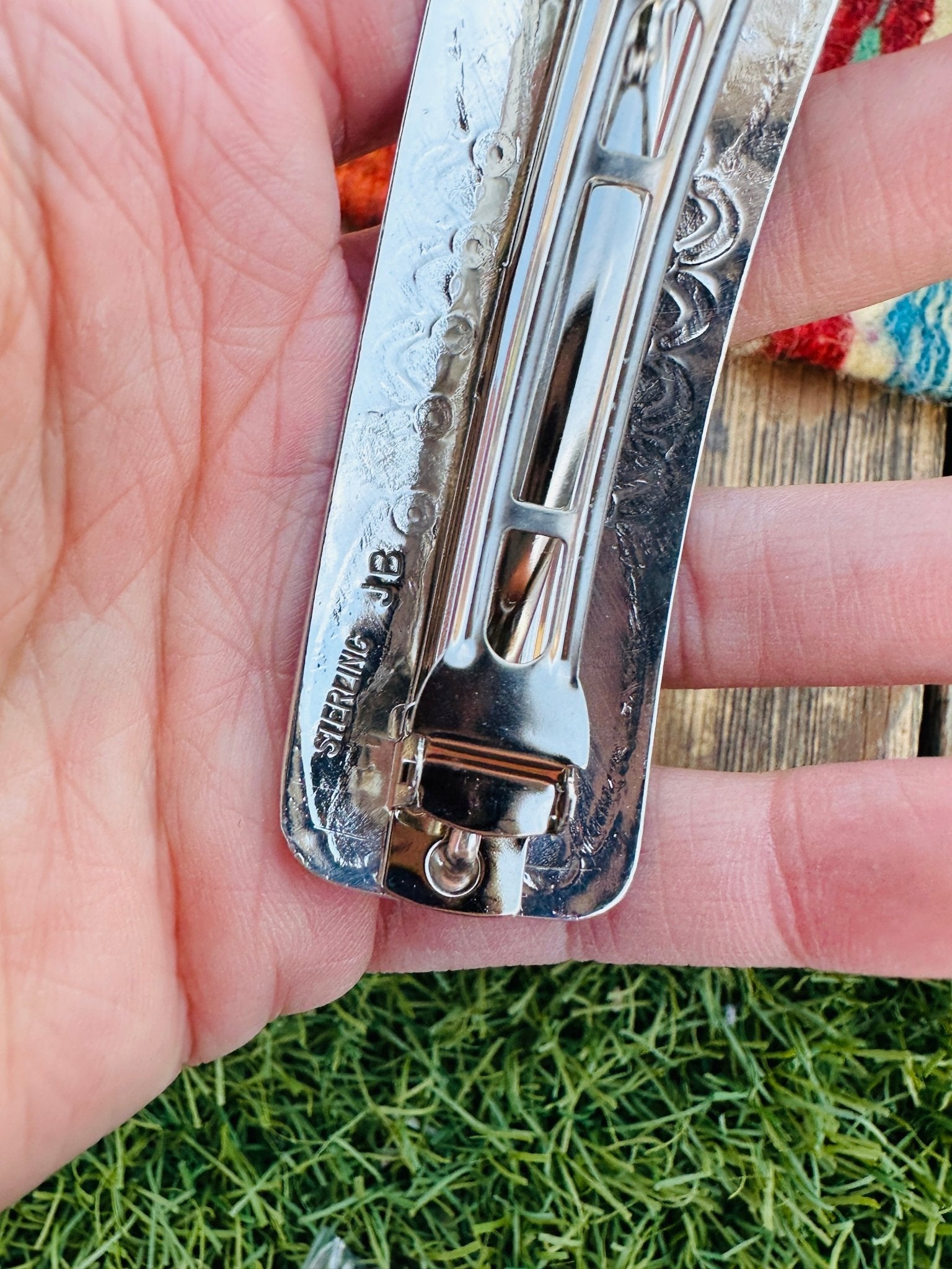 Handcrafted Sterling Silver Hair Barrette - Che Cose Belle