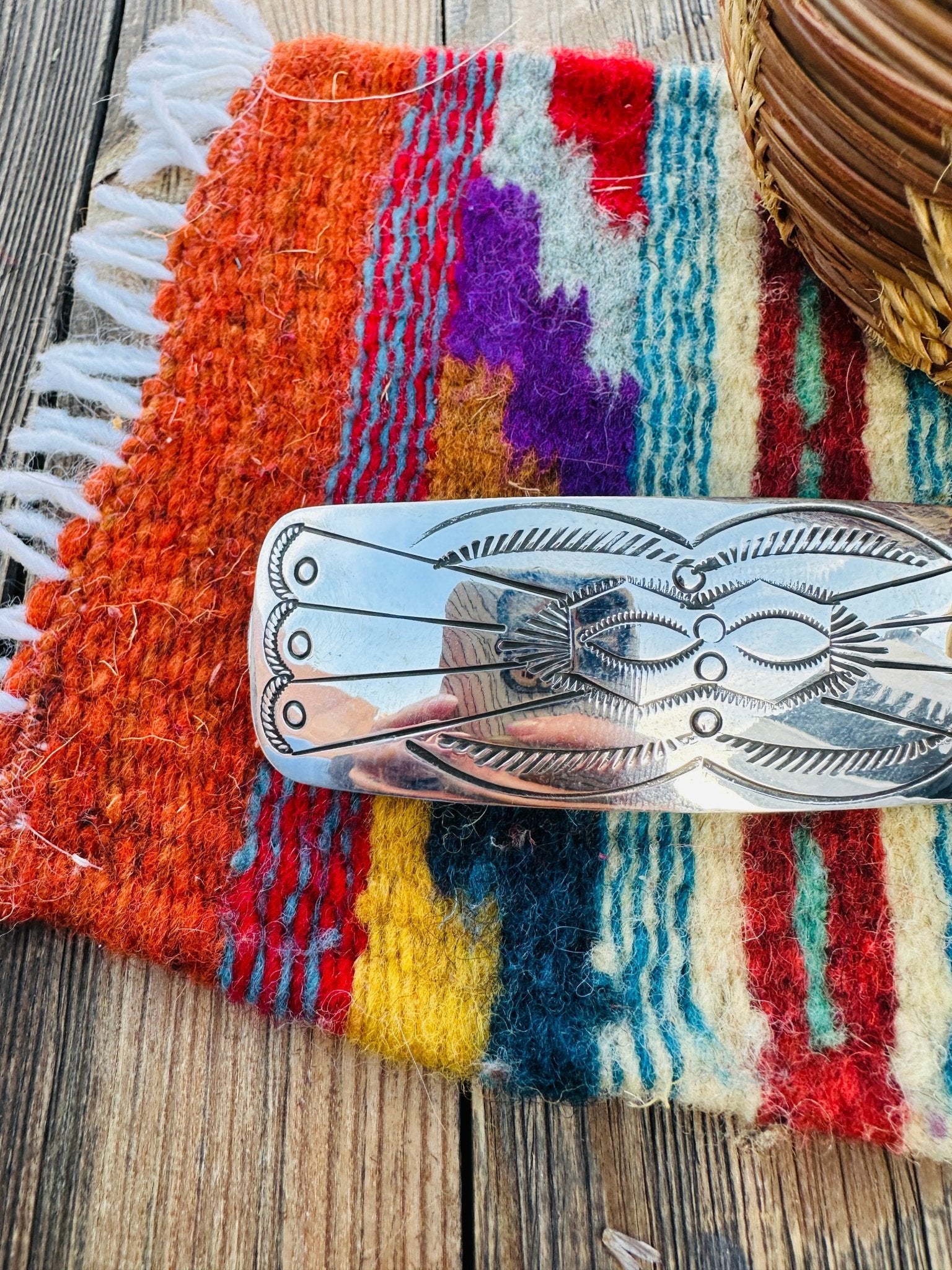 Handcrafted Sterling Silver Hair Barrette - Che Cose Belle