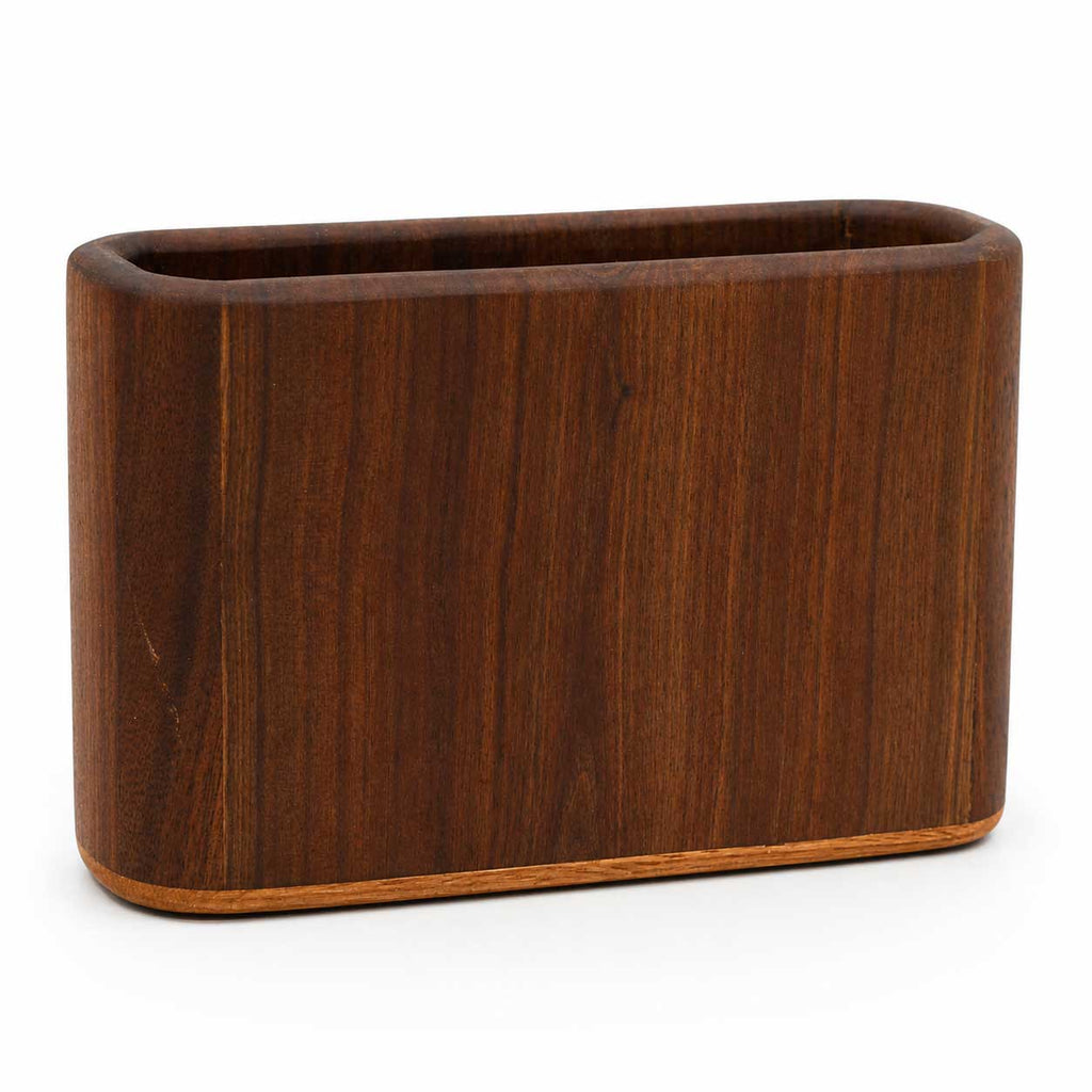Handcrafted Walnut & Oak Wood Napkin Holder | Muliple Designs | Raising Grain Wood Works - Che Cose Belle